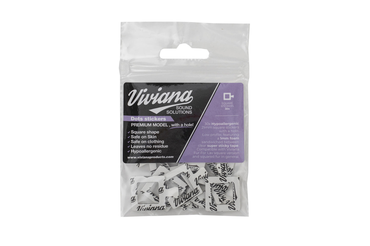 Sealed Viviana sticker pack labeled dots stickers with a hole