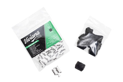 Fur for Lav set in two clear bags with black fur pad pieces