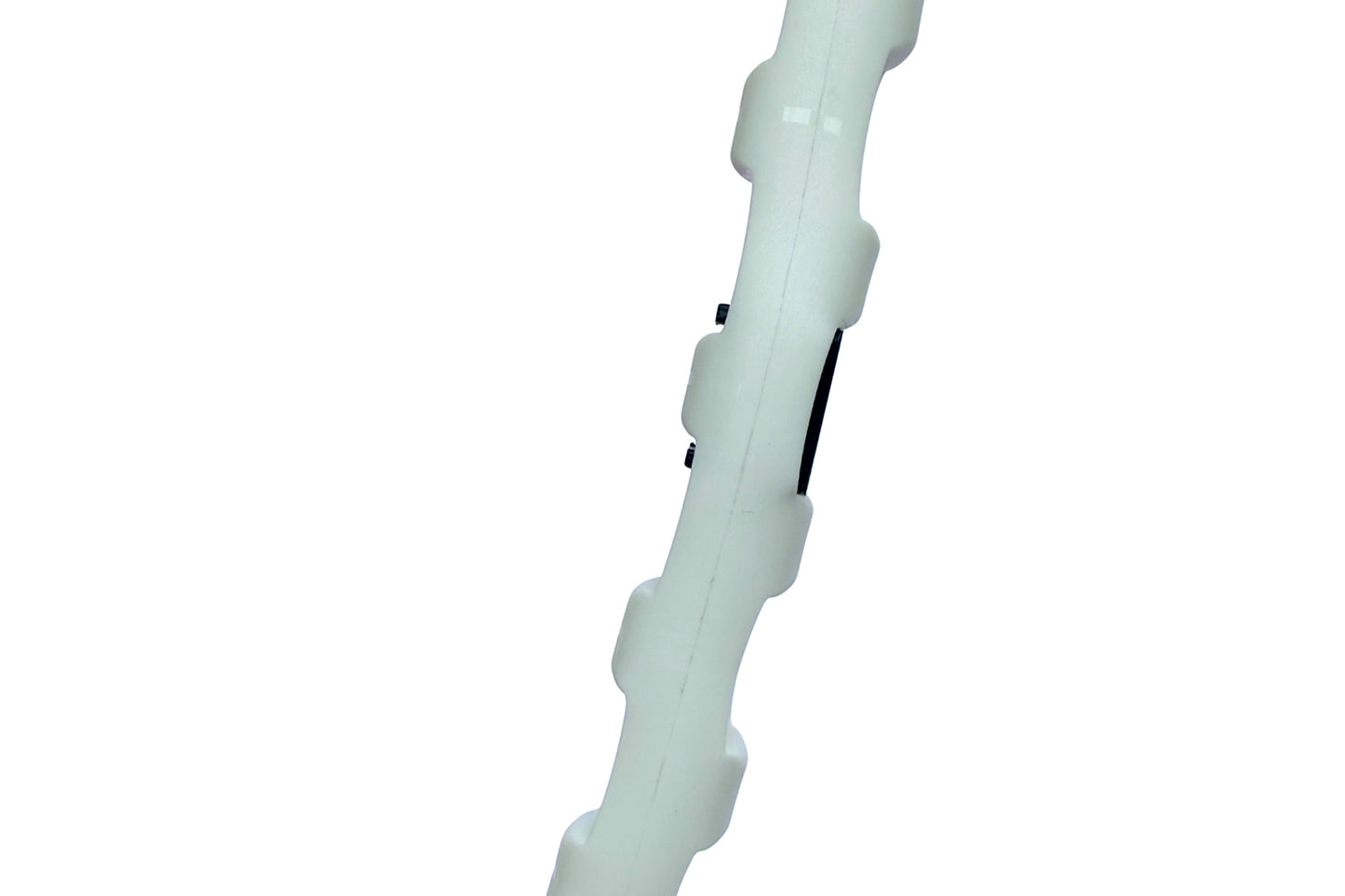 White RF whip antenna saver with black detail window