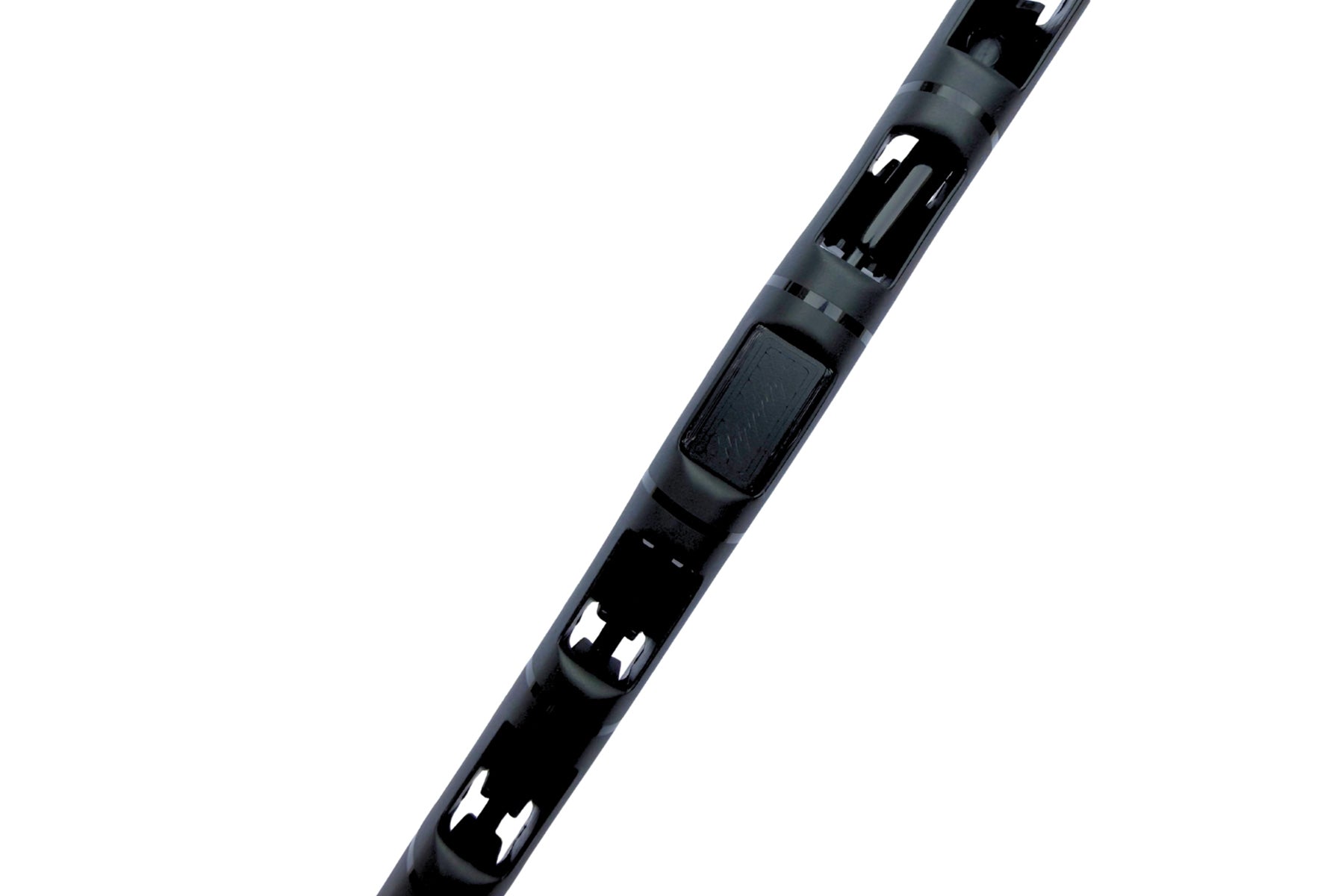 RF Saver black cable clip strip with recessed attachment openings