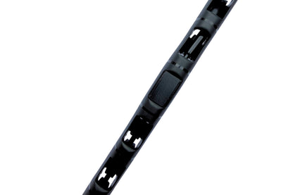 RF Saver black cable clip strip with recessed attachment openings