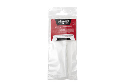 RF whip antenna saver, white, in retail blister pack