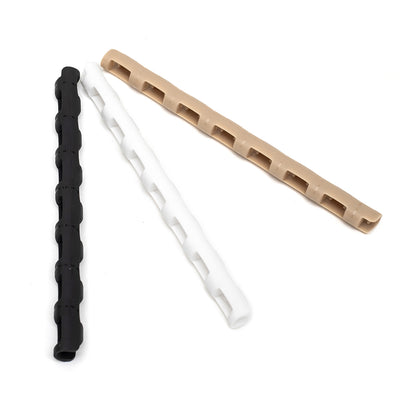 RF whip antenna savers set with black, white, and beige pieces