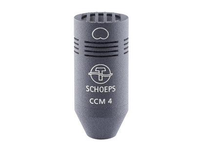Compact Schoeps CCM 4 microphone body with grille vents and branding