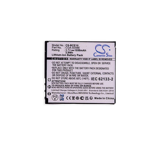 Rechargeable lithium-ion battery with printed label, Cameron Sino, 3.7V 1050mAh