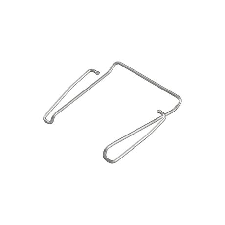 Sennheiser metal belt clip for SK wireless transmitters, shown at an angle