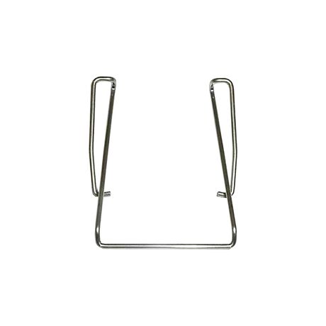 Sennheiser metal belt clip for SK wireless transmitters, shown front-on