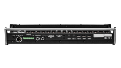CL-16 audio mixer front panel with connectors and control knobs