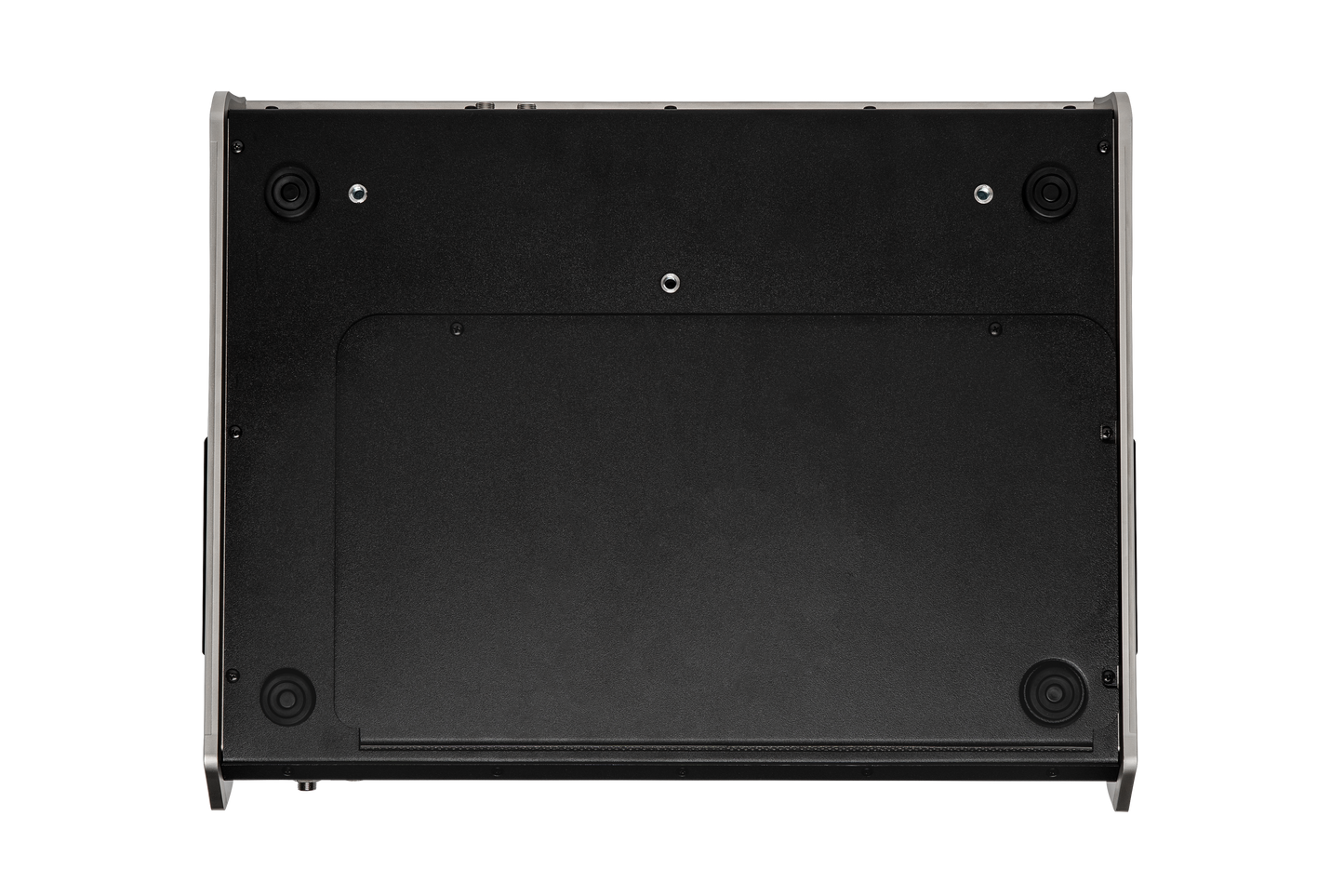 CL-16 audio mixer rear panel with mounting screws and flat grille