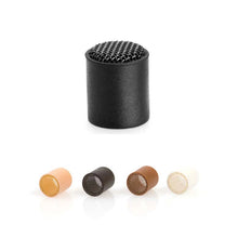 Microphone high-boost grid set, cylindrical mesh caps in black, beige, brown, white