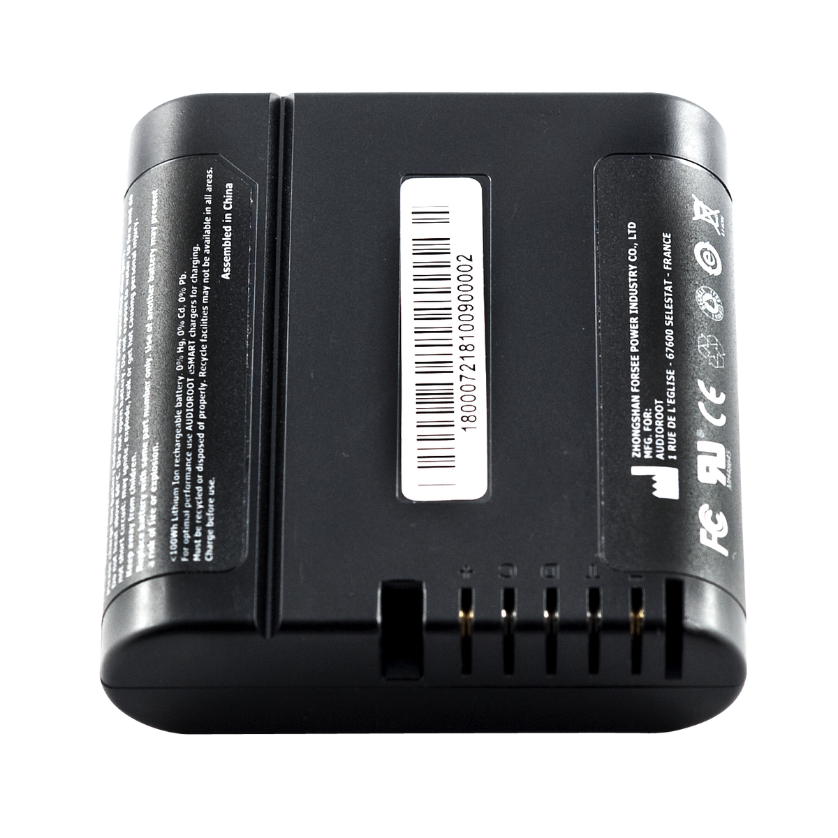 Audioroot eSMART Li-48neo battery contacts