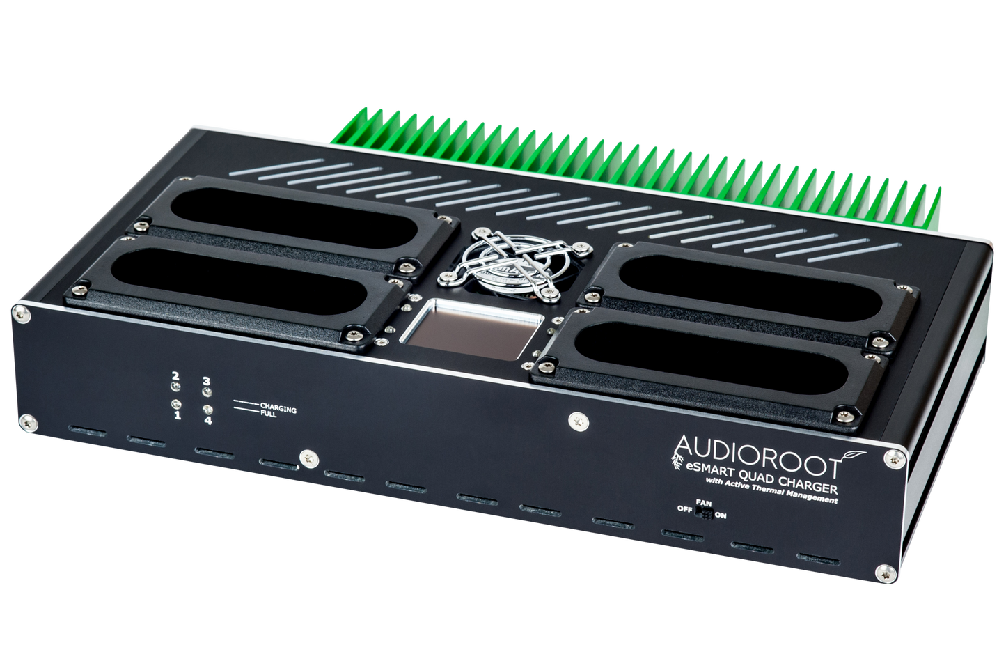 Audioroot eSMART QUAD four-bay smart battery charger