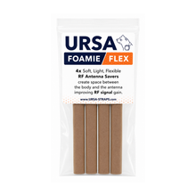 Caramel RF antenna saver foam pads in sealed retail pack