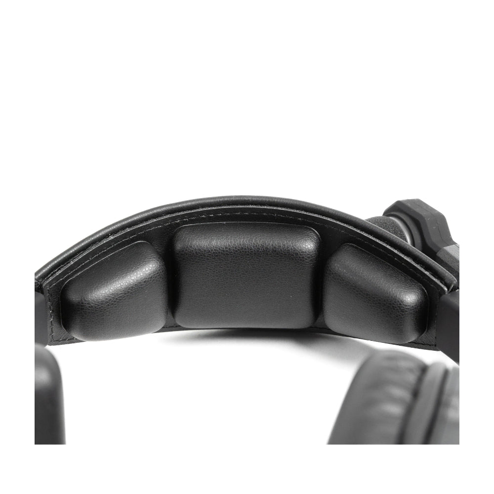 Hollyland ear cushion with soft black padding on over-ear headset
