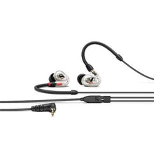 Sennheiser IE 100 PRO black in-ear monitors with cables and 3.5 mm plug