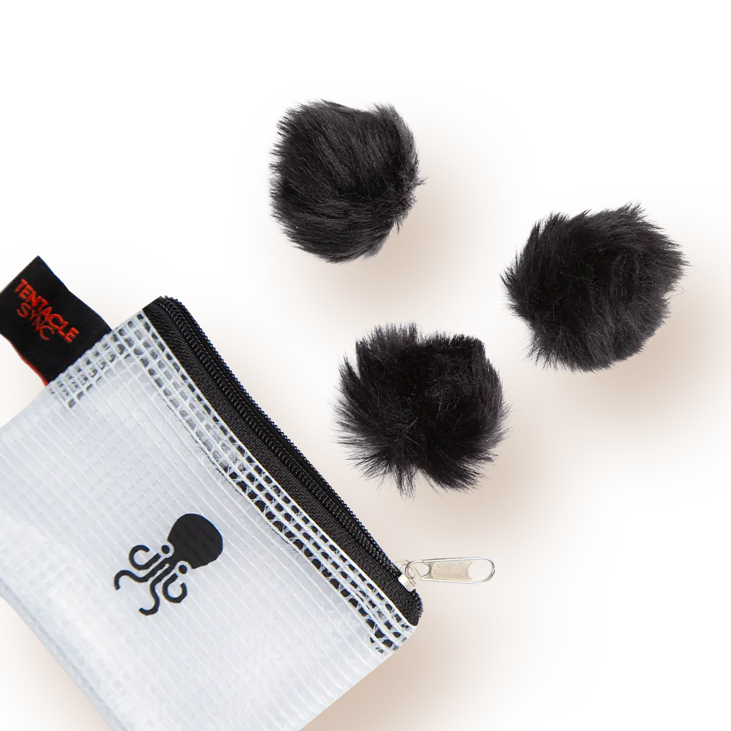 Tentacle Lavalier Microphone Windjammers - 3 Pack