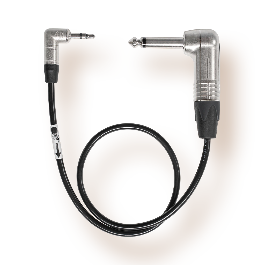 Tentacle to 6.3mm Jack 90° Timecode Cable