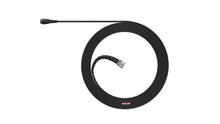 Black lavalier microphone cable with small metal Lemo connector