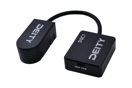 Deity DQC-1 smart battery charger with cable and compact power unit