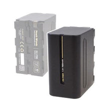 Hawk-Woods DV-F980 DV battery, black pack with side grip and gold contacts
