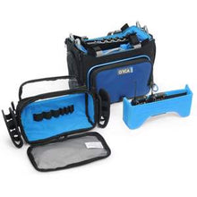 ORCA audio mixer bag, blue and black with front pocket and shoulder strap