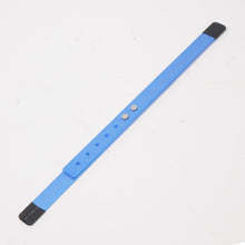 Orca back support strap for OR-40 harness: blue bar with black end pad and holes