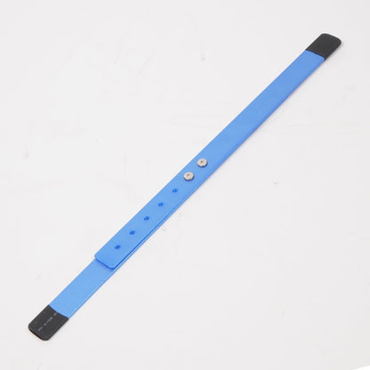 Orca back support strap for OR-40 harness: blue bar with black end pad and holes