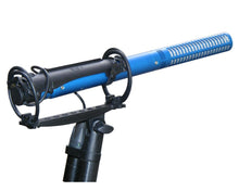 Cinela E OSIX mic mount for Schoeps CMIT and Super CMIT, blue and black
