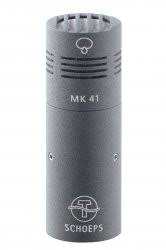 Schoeps CMC 1U miniature mic preamp, cylindrical silver-gray metal body with Schoeps logo