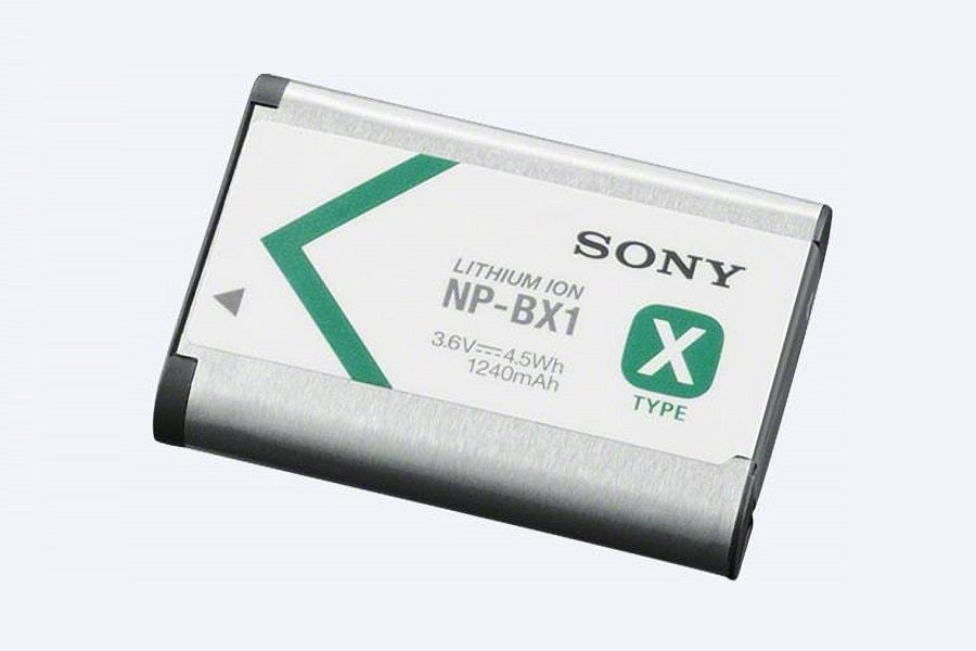 Sony NP-BX1 rechargeable battery pack with lithium-ion label, 1240 mAh