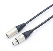 Van Damme 110-ohm AES/EBU digital audio cable with two XLR connectors, black