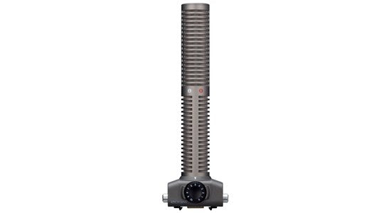 Zoom SSH-6 stereo shotgun microphone capsule with ribbed body and mounting base