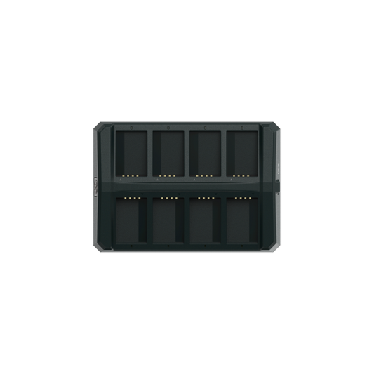 Hollyland Solidcom C1 Pro charging case with 4 battery slots, dark gray
