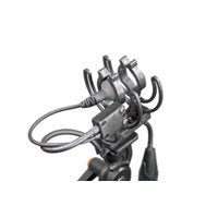 Rycote Connbox CB9 single metal connector with cable leads and clamps