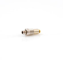 Microdot to 3-pin Lemo adapter with metal connector body