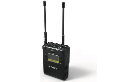 Sony dual-channel wireless receiver with two black antennas