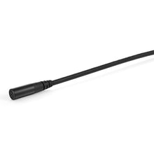 DPA 6061 subminiature lavalier microphone, black with attached cable