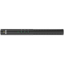 RODE NTG4 shotgun microphone with indicator lights and controls