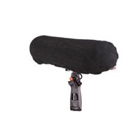 Rycote Hi wind cover 3 windscreen for microphone, black foam/fur