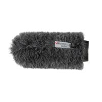 Rycote softie windshield with gray fuzzy windscreen for 19–22 mm microphones