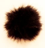Rycote Ristretto lavalier windjammer with dark brown furry wind muff