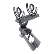 RØDE PG2-R pistol grip shock mount with dual microphone clips