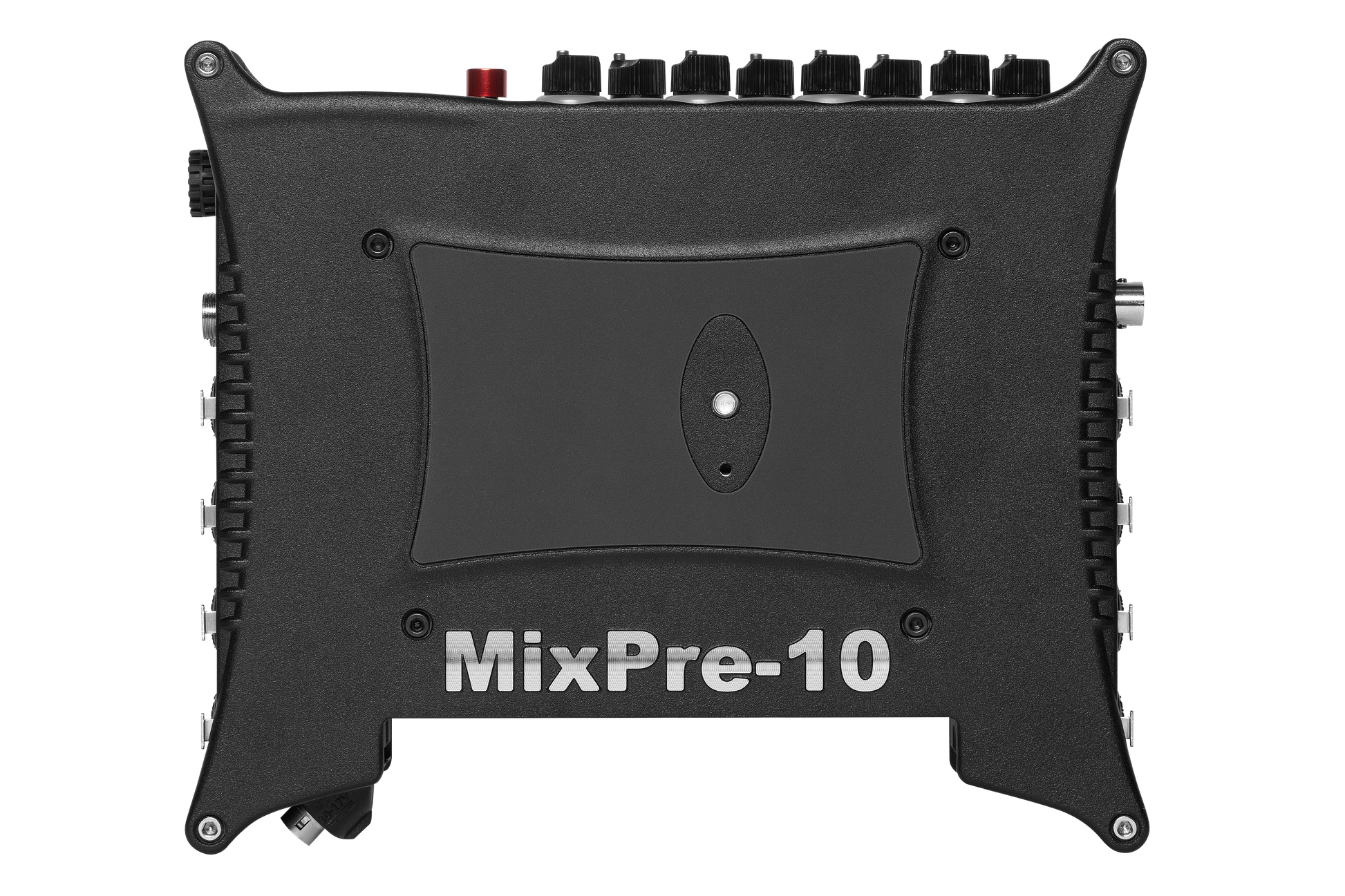 Black MixPre audio mixer with front center label and input controls