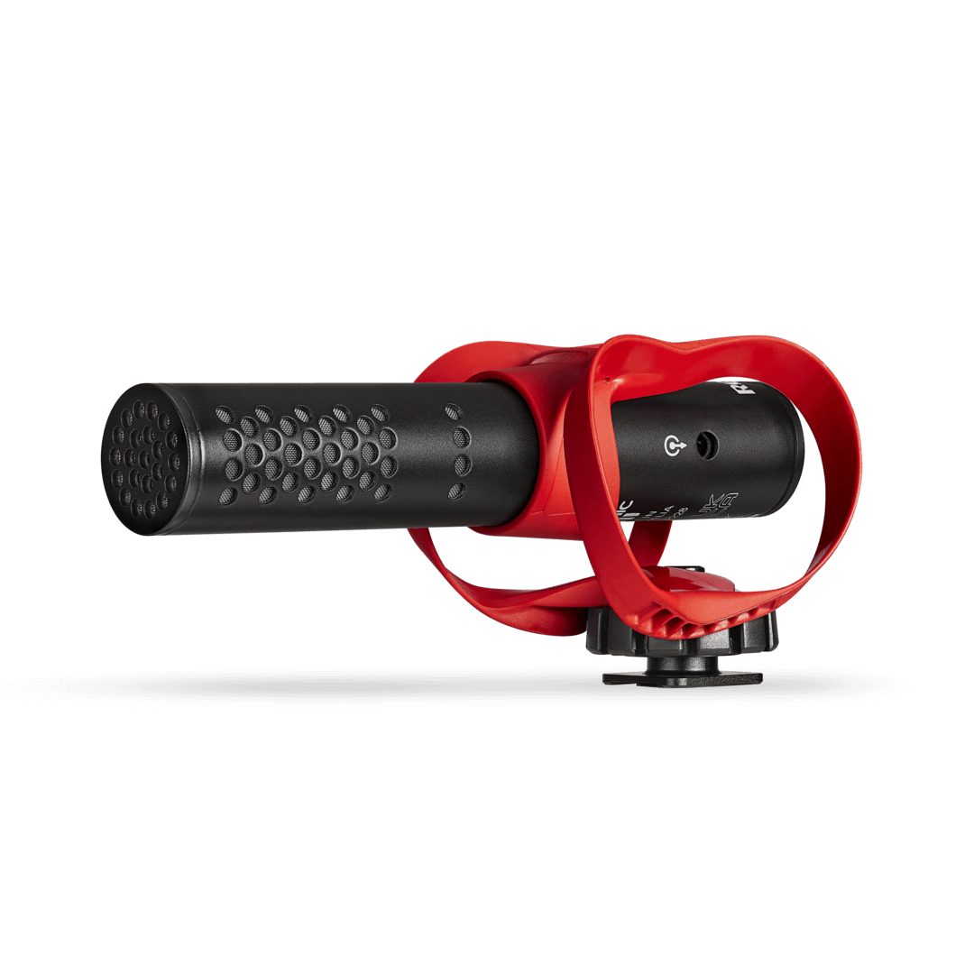 RØDE VideoMic GO II Helix three-quarter view