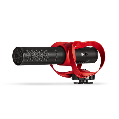 RØDE VideoMic GO II Helix three-quarter view
