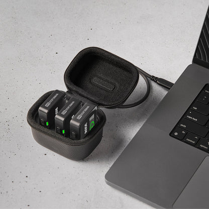 RØDE Charge Case+ with Wireless GO Gen 3 units