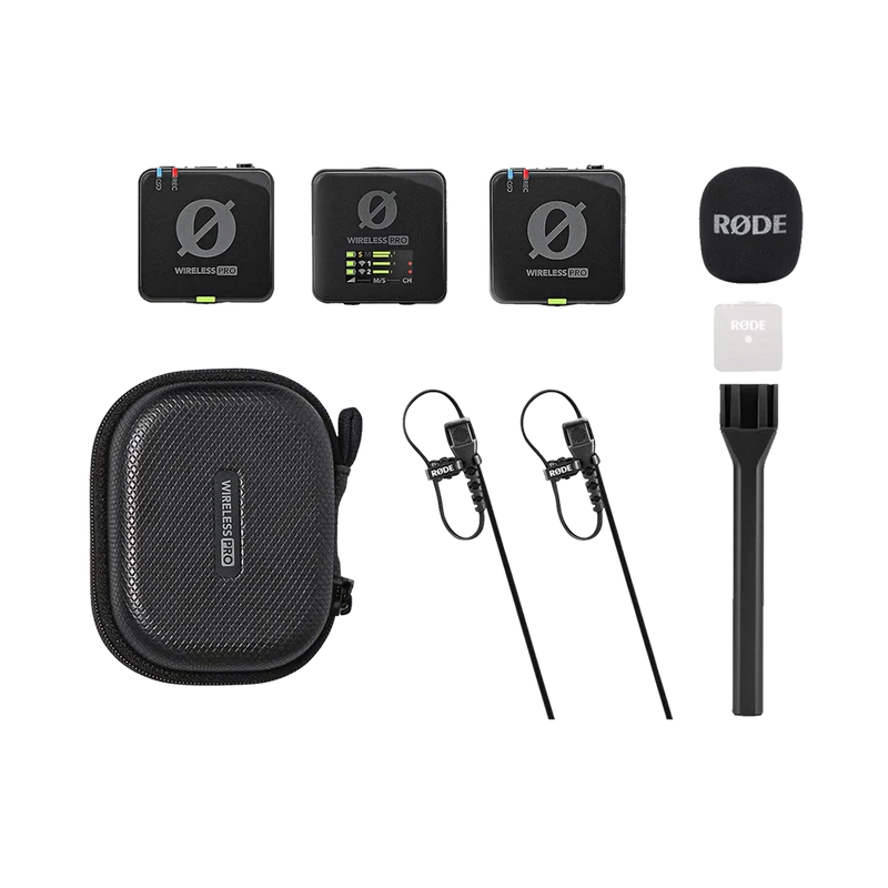 RØDE Wireless PRO receiver and two transmitters