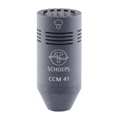 Schoeps CCM 41 compact supercardioid microphone, dark gray cylindrical body
