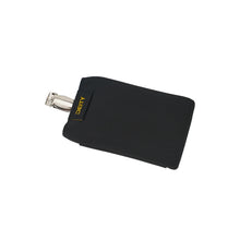 Black Deity Theos DBTX pouch with metal clasp and DEITY logo tab