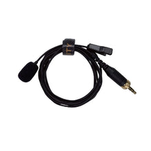 Deity W Lav Pro 3.5 lavalier microphone with black foam windscreen and 3.5mm jack